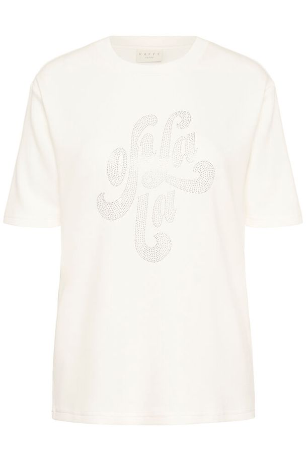 Kaffe Curve T-Shirt Rosa Chalk - OAK Fashion Noordwolde