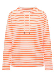 Cecil Top Striped Bruin - OAK Fashion Noordwolde