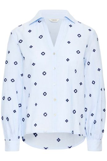 B.young Blouse Fabienne Della Robbia Blue - OAK Fashion Noordwolde