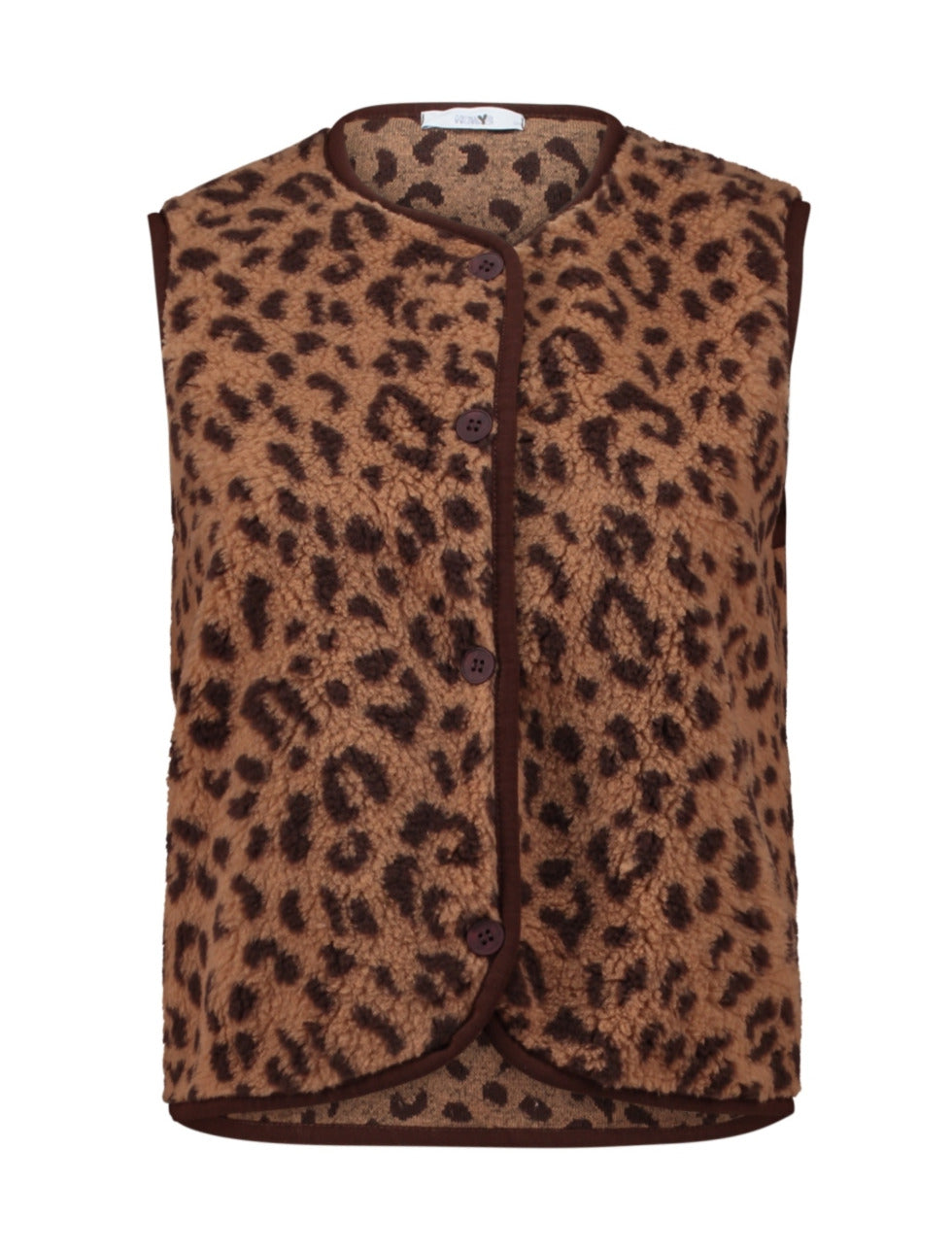 Haily's Gilet Palina Bruin - OAK Fashion Noordwolde