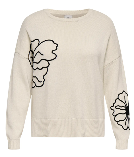 Carmakoma Pullover Petra Wit - OAK Fashion Noordwolde