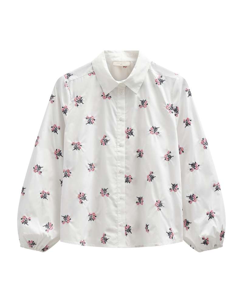 Freequent Blouse Leila Wit - OAK Fashion Noordwolde