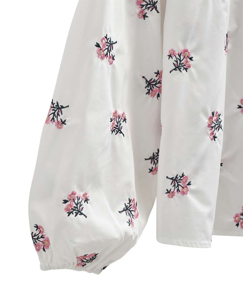 Freequent Blouse Leila Wit - OAK Fashion Noordwolde