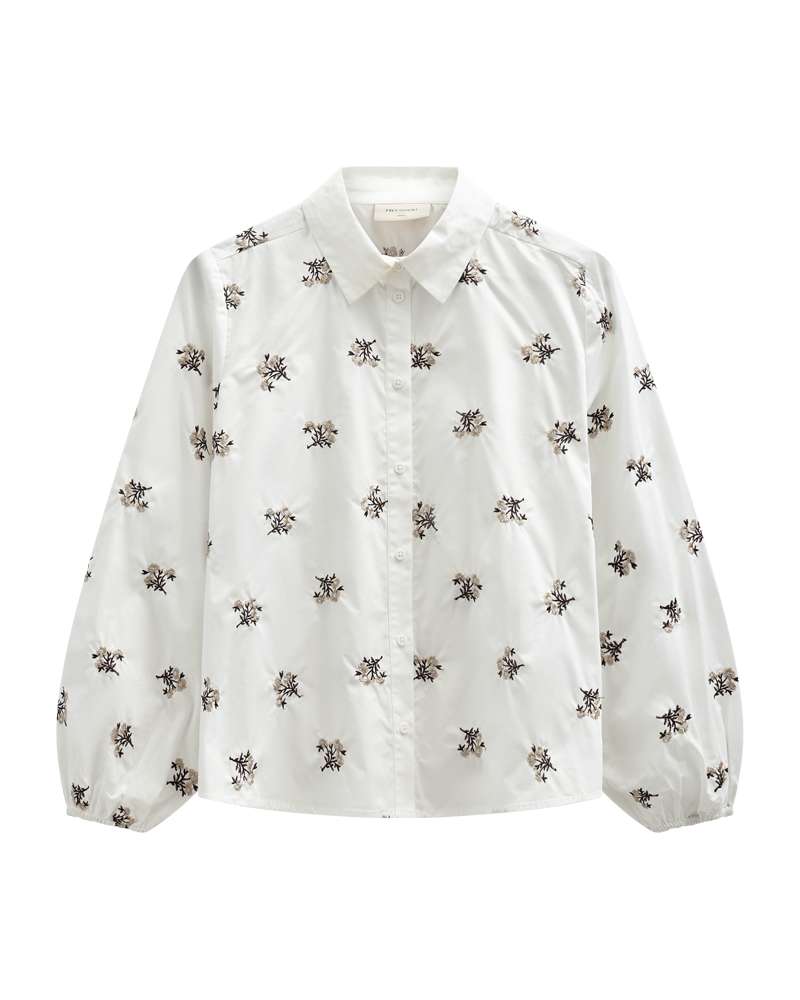 Freequent Blouse Leila Off White - OAK Fashion Noordwolde