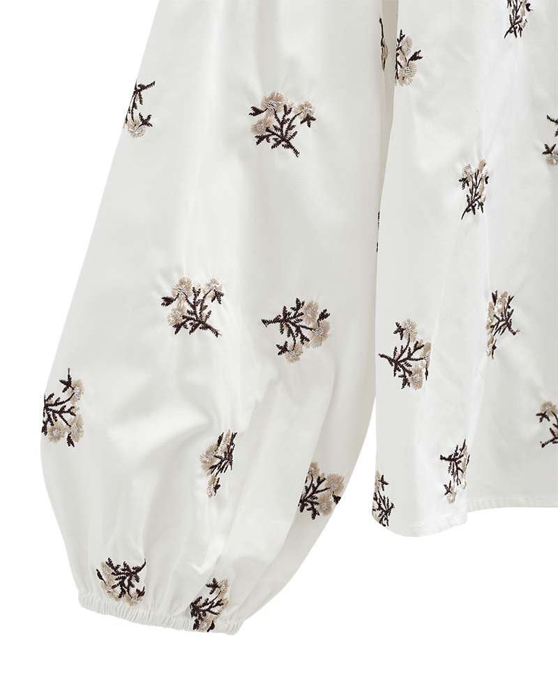 Freequent Blouse Leila Off White - OAK Fashion Noordwolde