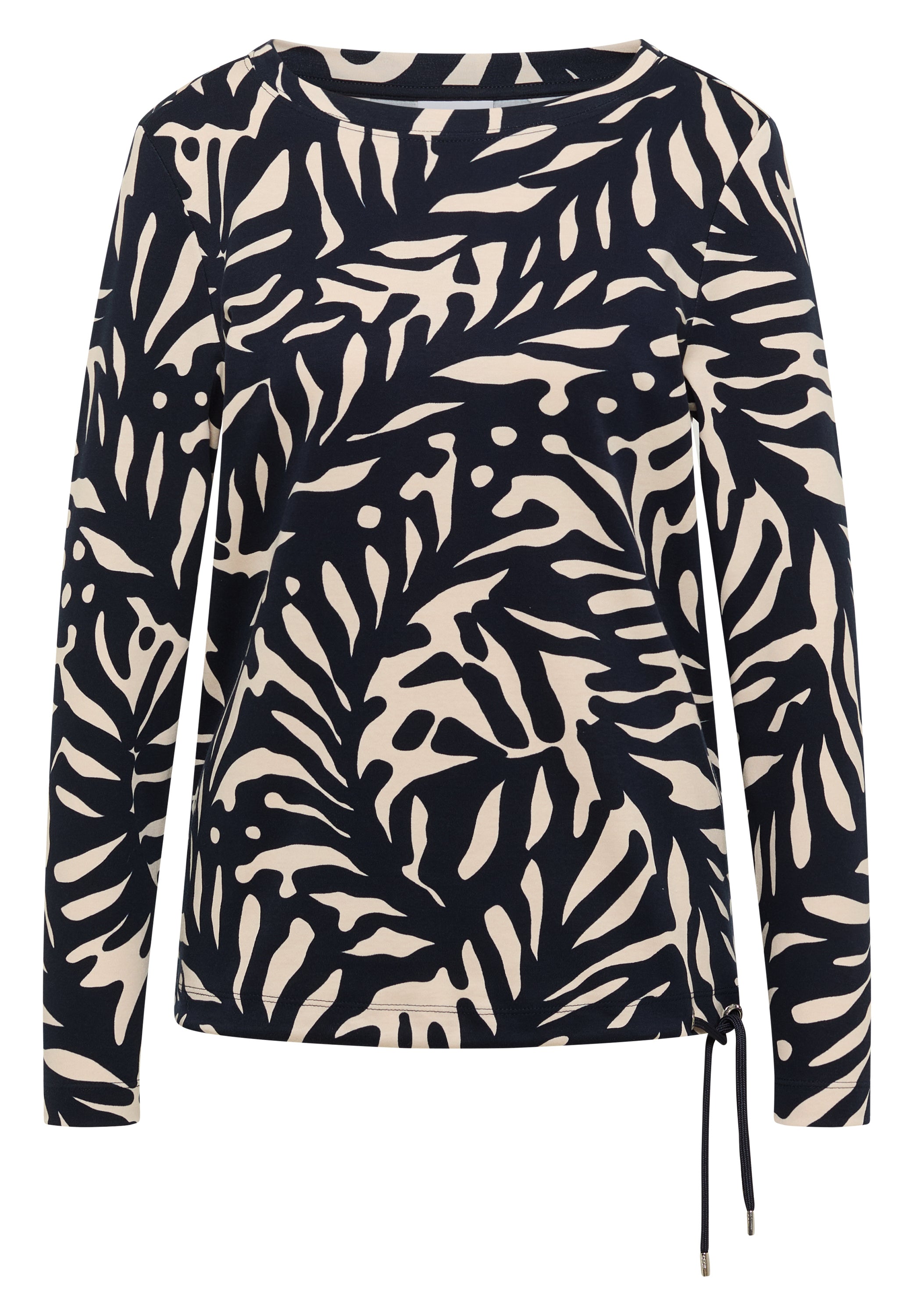 Cecil Top Two Tone Blauw - OAK Fashion Noordwolde