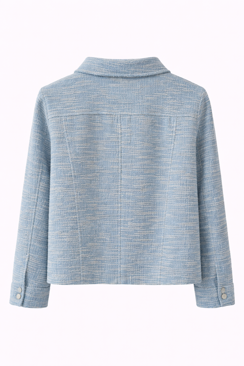 NED Galium LS Chenille Knit Blauw - OAK Fashion Noordwolde