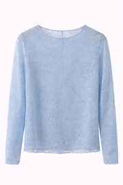 Oak Kanten Top Blauw - OAK Fashion Noordwolde