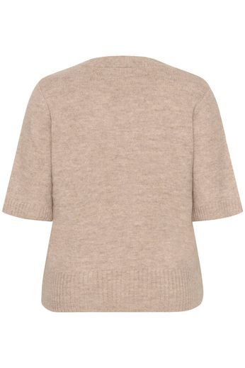 Kaffe Curve KCrosa Cardigan Feather Gray Melange - OAK Fashion Noordwolde