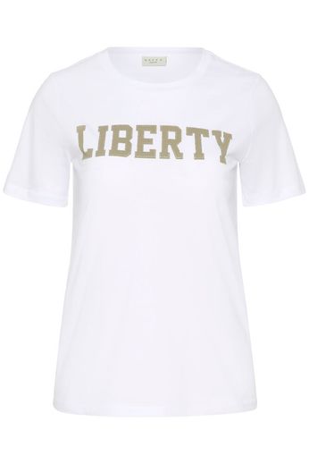 Kaffe Curve KCjune T-Shirt Optical White - OAK Fashion Noordwolde