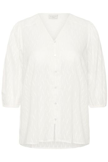 Kaffe Curve KCgabby Blouse Chalk - OAK Fashion Noordwolde