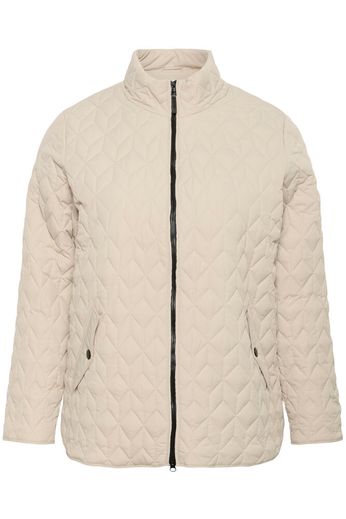 Kaffe Curve KCleina Quilt Jacket Feather Gray - OAK Fashion Noordwolde