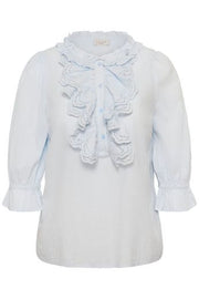 Kaffe Curve KCangli Blouse Nantucket Breeze - OAK Fashion Noordwolde