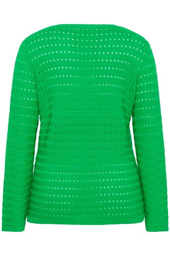 Kaffe Curve KCmetty Pullover Bright Green - OAK Fashion Noordwolde