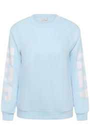 Kaffe Curve KCmila Sweatshirt Nantucket Breeze - OAK Fashion Noordwolde