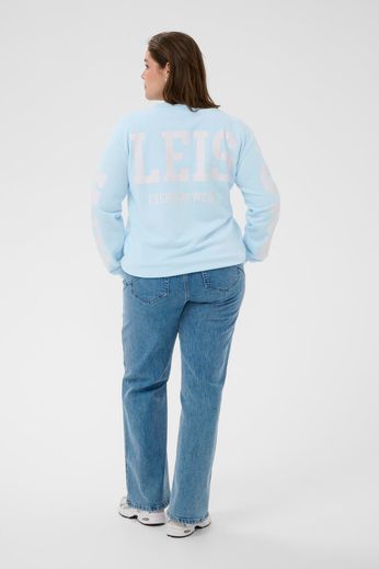 Kaffe Curve KCmila Sweatshirt Nantucket Breeze - OAK Fashion Noordwolde