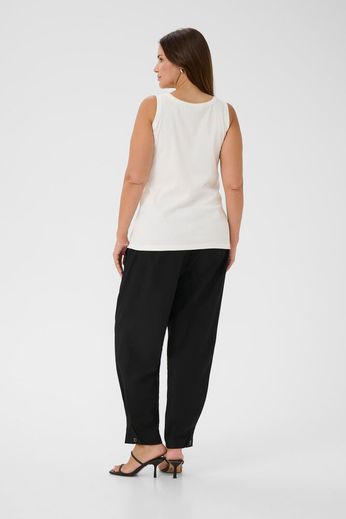 Kaffe Curve Top Rhinestone Chalk - OAK Fashion Noordwolde