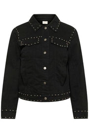 Kaffe Curve Brenn Twill Jacket Washed Black Twill - OAK Fashion Noordwolde
