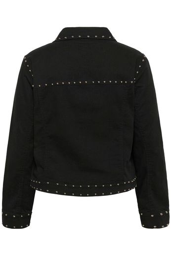 Kaffe Curve KCbrenn Twill Jacket Washed Black Twill - OAK Fashion Noordwolde