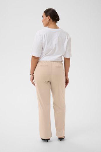 Kaffe Curve Pantalon Jenna Feather Gray - OAK Fashion Noordwolde