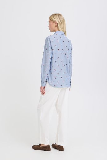B. Young Blouse Fenix DELLA ROBBIA BLUE STRIPE - OAK Fashion Noordwolde