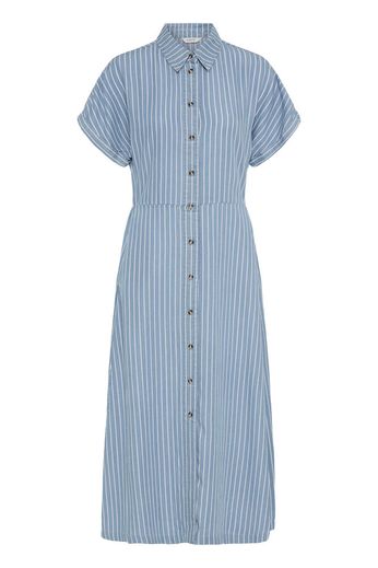 B.young BYKOSMO BUTTON DRESS LIGHT BLUE DENIM STRIPE - OAK Fashion Noordwolde