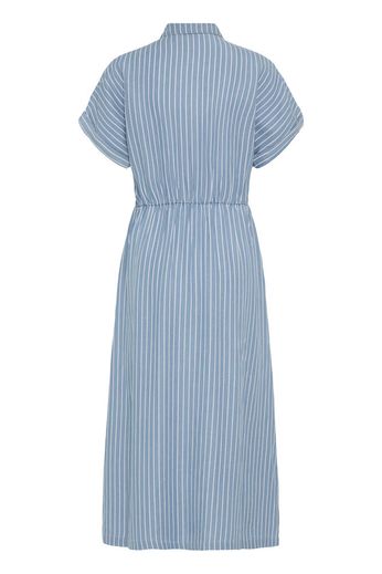 B. Young BYKOSMO BUTTON DRESS LIGHT BLUE DENIM STRIPE - OAK Fashion Noordwolde