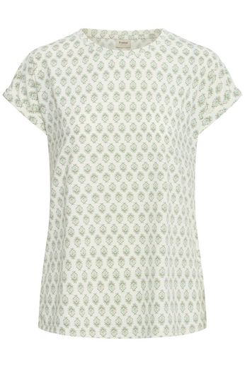 Fransa T-shirt Seen WHISPER SAGE WILD LOOM - OAK Fashion Noordwolde