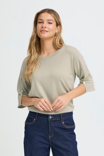 Fransa FRBESMOCK PU 10 Desert Sage - OAK Fashion Noordwolde