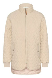 Kaffe KAleila Quilt Jacket Feather Gray - OAK Fashion Noordwolde