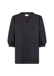 Wasabi Top Sabina Zwart - OAK Fashion Noordwolde