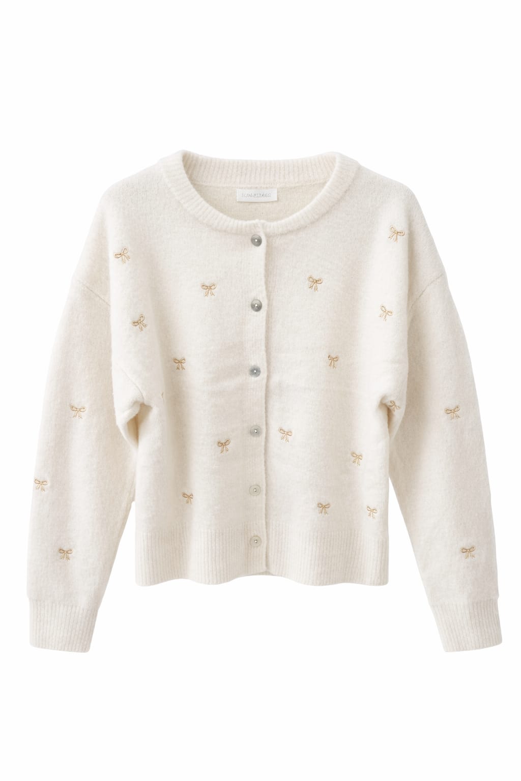 Oak Vestje met Strikjes Wit - OAK Fashion Noordwolde