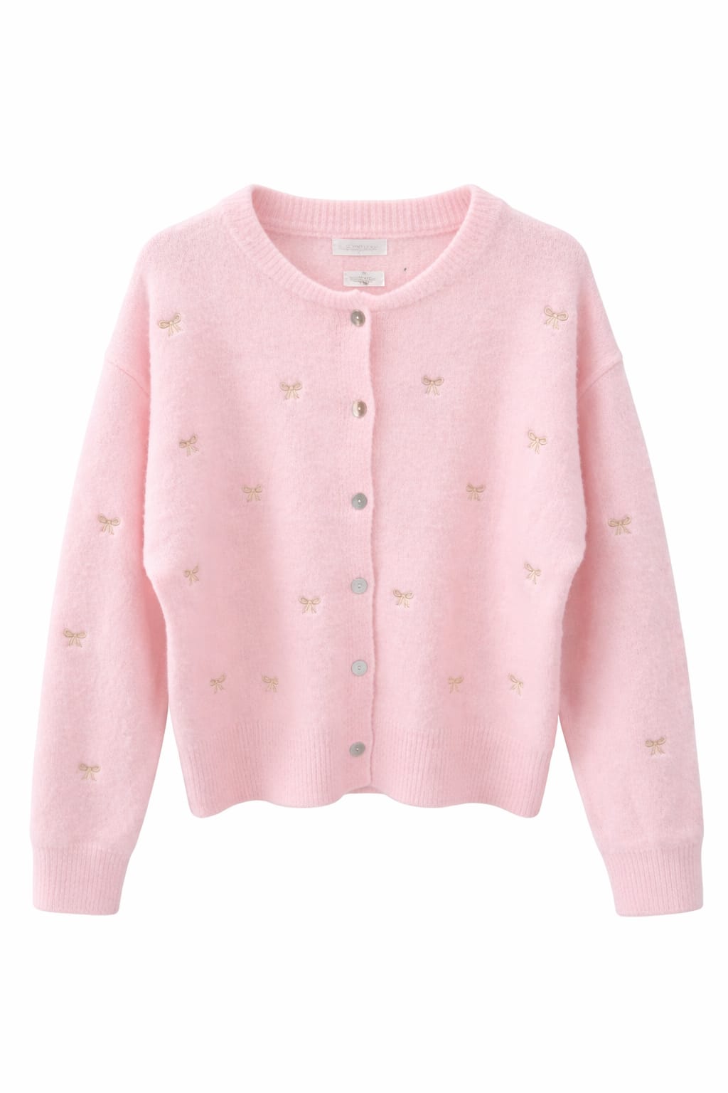 Oak Vestje met Strikjes Roze - OAK Fashion Noordwolde