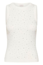 Kaffe Top Rhinestone Chalk - OAK Fashion Noordwolde