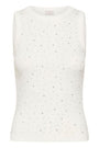 Kaffe Top Rhinestone