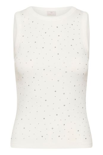 Kaffe Top Rhinestone Chalk - OAK Fashion Noordwolde