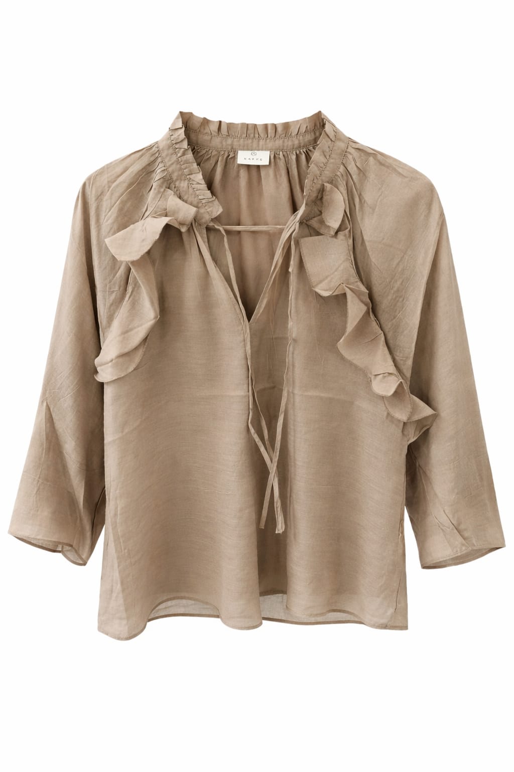 Kaffe Blouse Flora Petrified Oak - OAK Fashion Noordwolde