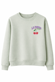 Oak Sweater La Cerise Groen - OAK Fashion Noordwolde