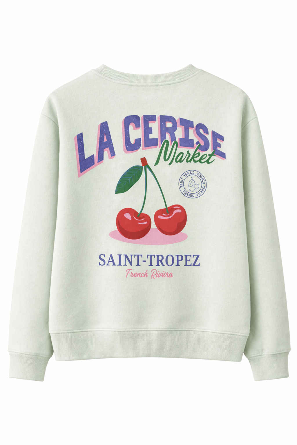 Oak Sweater La Cerise Groen - OAK Fashion Noordwolde