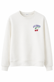 Oak Sweater La Cerise Wit - OAK Fashion Noordwolde