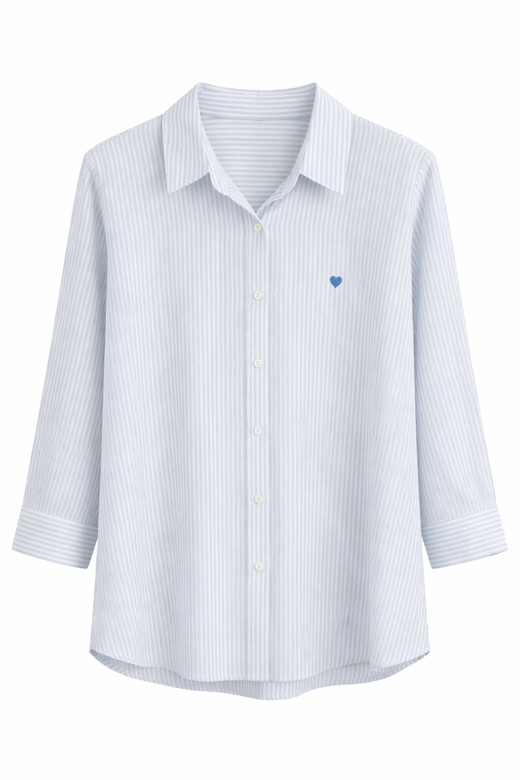 Oak Oak Blouse Streepjes Blauw - OAK Fashion Noordwolde