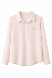 Oak Blouse Streepjes Roze - OAK Fashion Noordwolde