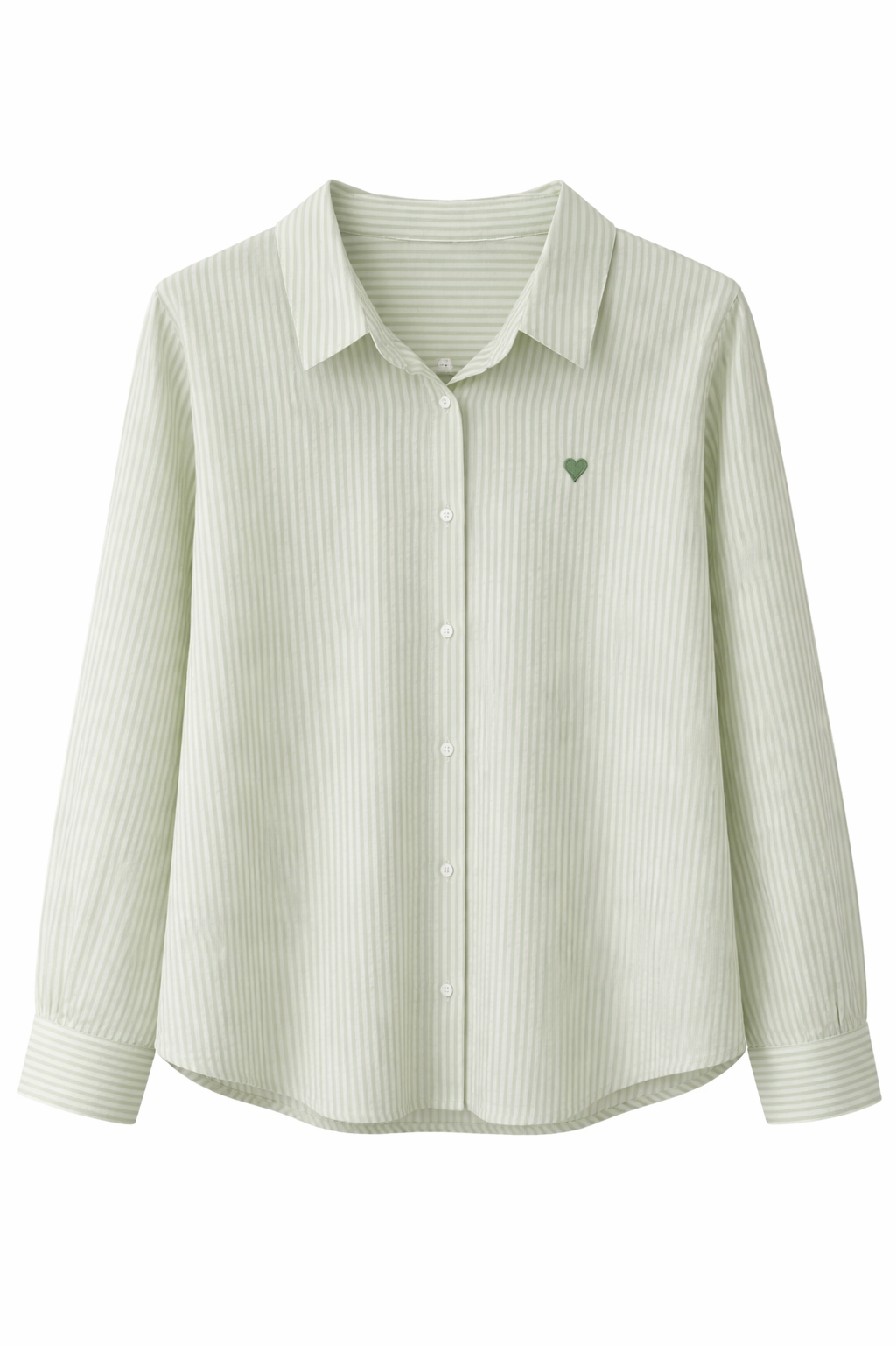 Oak Blouse Streepjes Groen - OAK Fashion Noordwolde