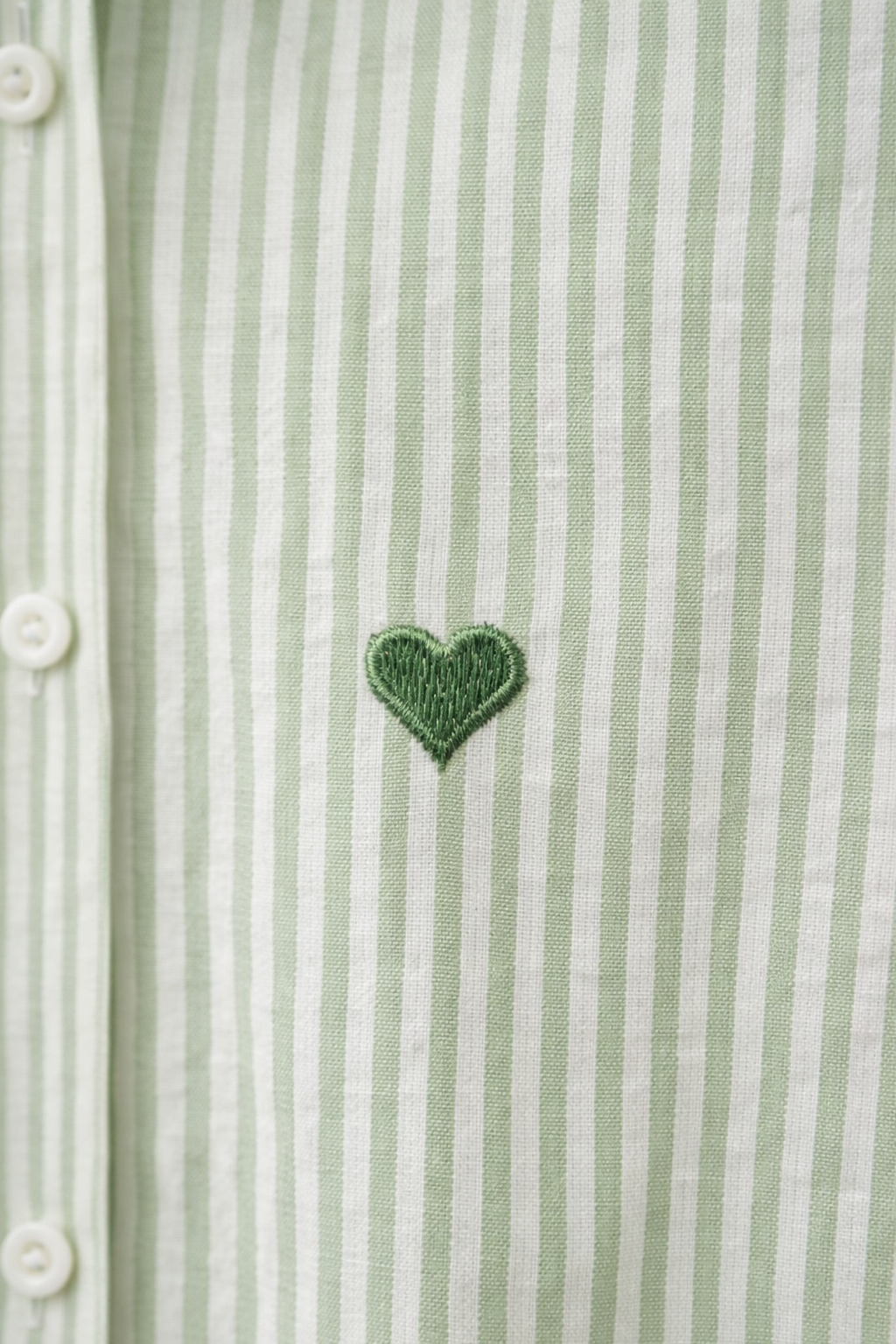 Oak Blouse Streepjes Groen - OAK Fashion Noordwolde