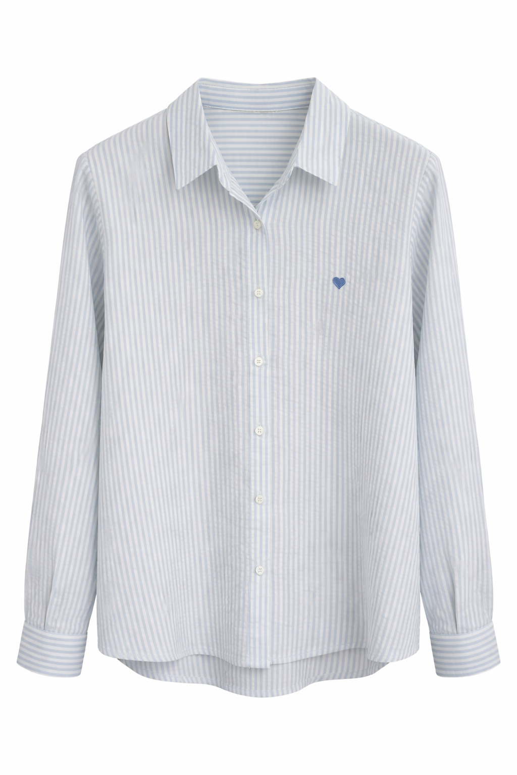 Oak Blouse Streepjes Blauw - OAK Fashion Noordwolde