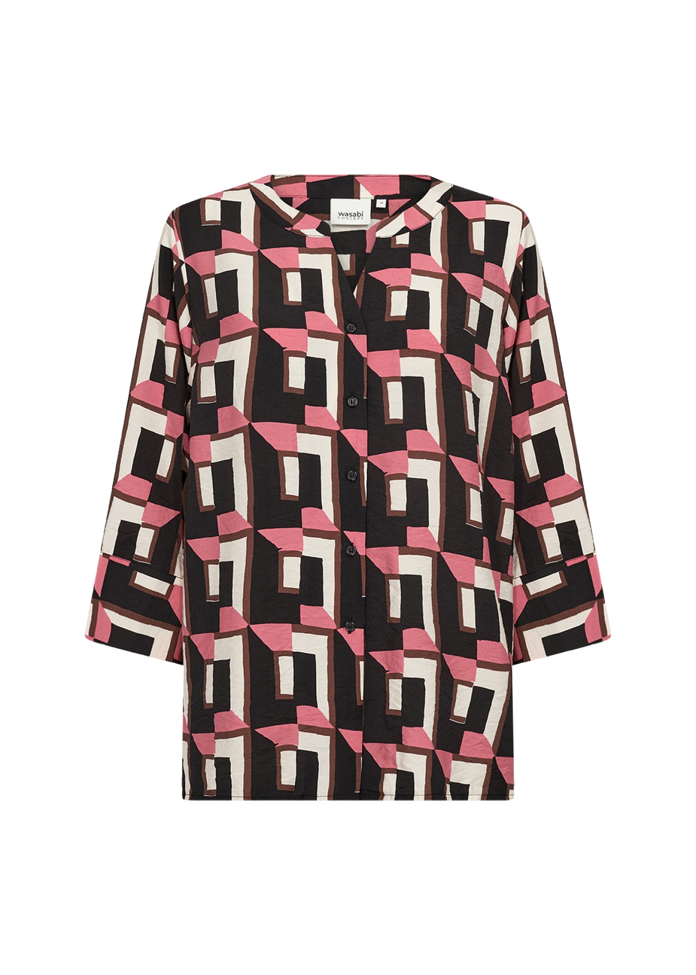 Wasabi Blouse Sarena Zwart - OAK Fashion Noordwolde