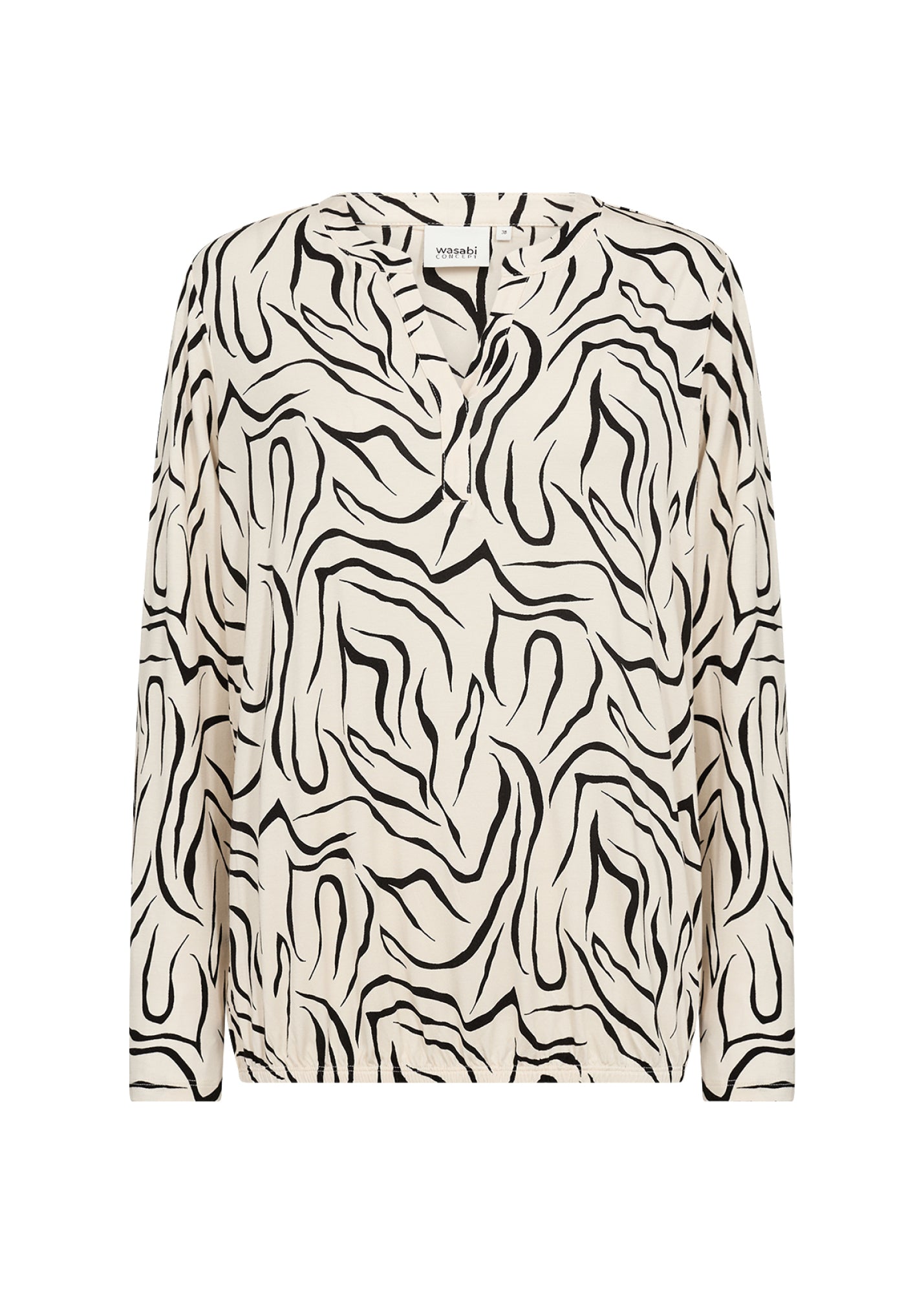 Wasabi Blouse Saliha Wit - OAK Fashion Noordwolde