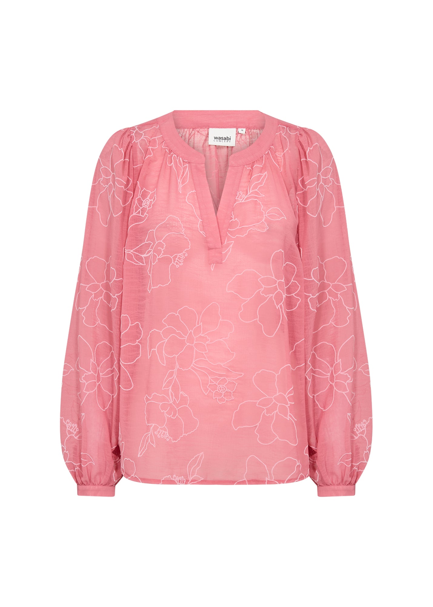 Wasabi Blouse Sahifa Roze - OAK Fashion Noordwolde