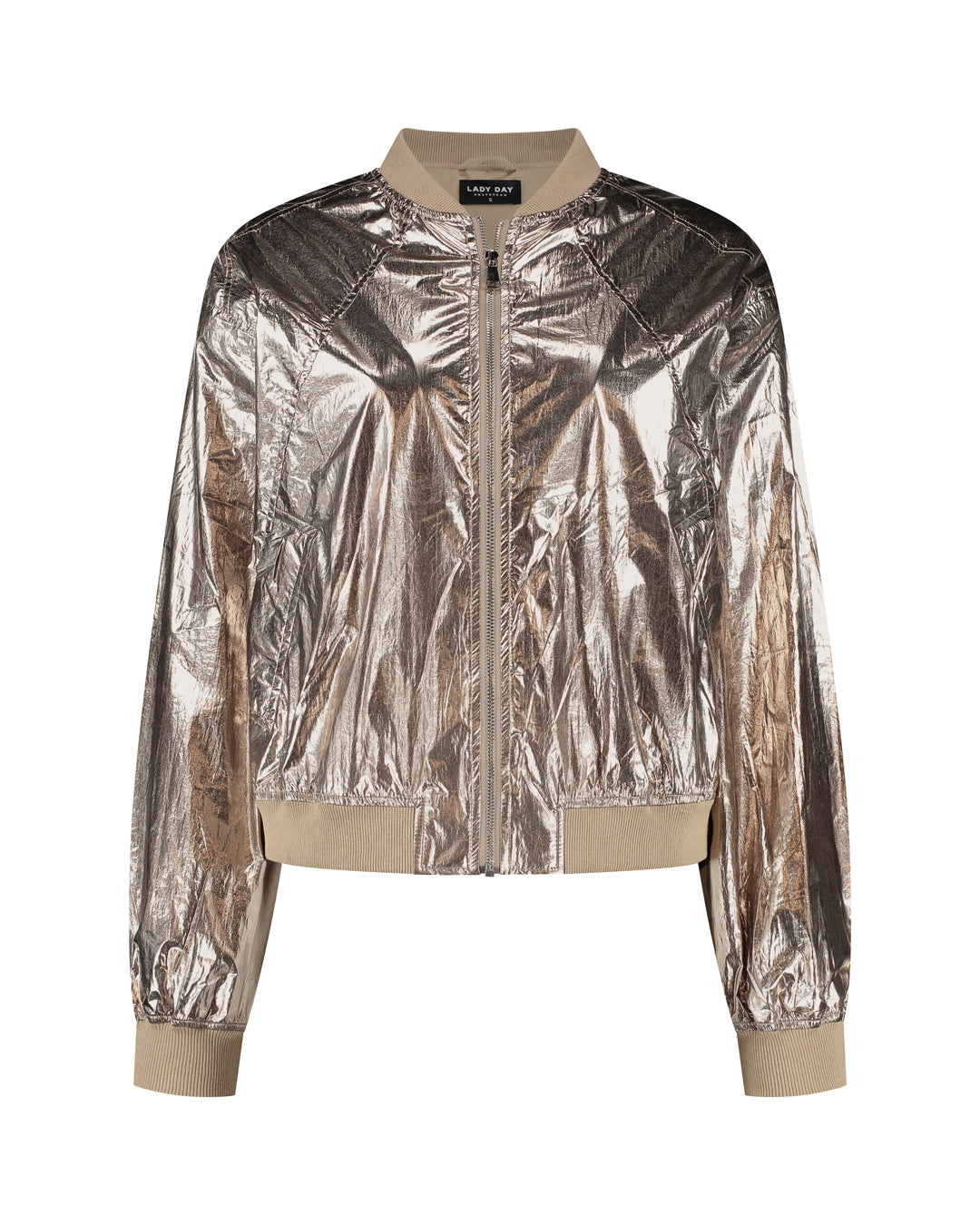 Lady Day Bomberjack May Goud - OAK Fashion Noordwolde