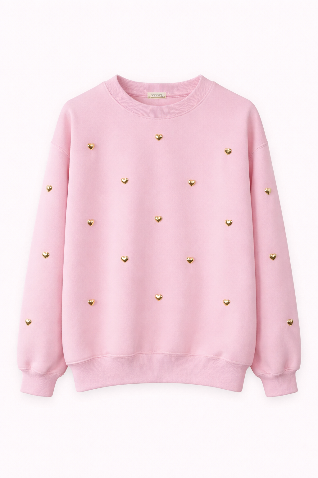 Oak Sweater met Harten Roze - OAK Fashion Noordwolde